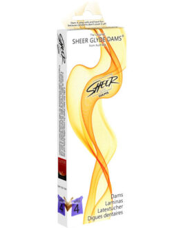 SHEER GLYDE – DAMS LAMINAS LATEX SEXO ORAL AMORAS SILVESTRES