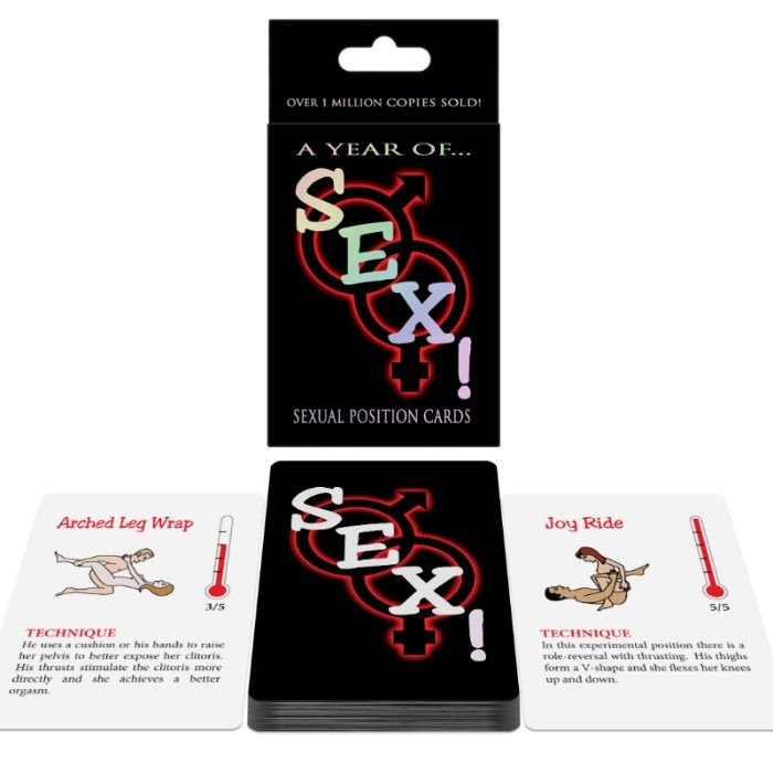 KHEPER GAMES - CARTÕES DE POSIÇÕES SEXUAIS UM ANO DE... SEXO!