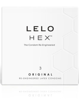 LELO – CAIXA DE CAMISINHAS HEX 3 UNIDADES