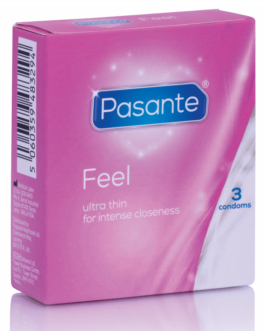 PASANTE – CAMISINHAS SENSITIVE ULTRA FINAS – 3 UNIDADES