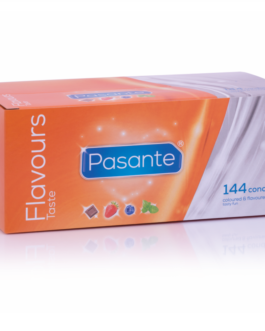 PASANTE – PRESERVATIVOS SABORES 144 UNIDADES