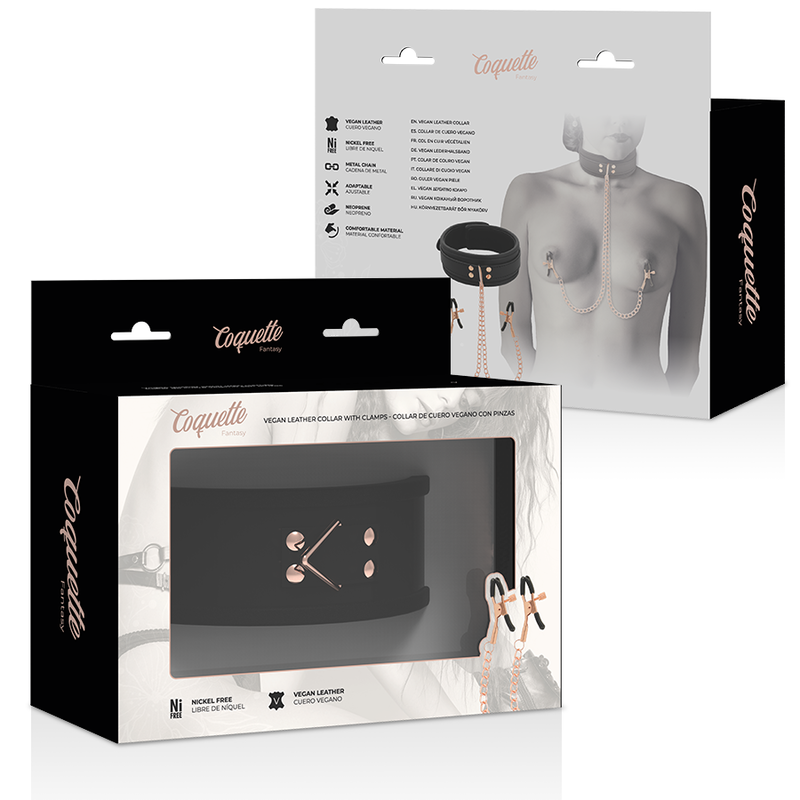 COQUETTE CHIC DESIRE - COLAR COM PRESILHA DE MAMILO E FORRO DE NEOPRENE - Image 9
