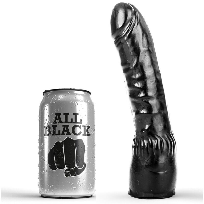 TODO PRETO – DILDO REALISTA PRETO 20 CM