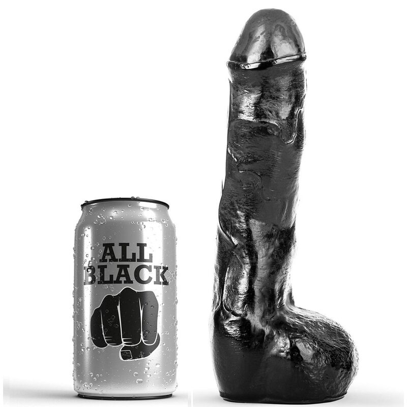 TODO PRETO – PÊNIS REALISTA ANAL 20 CM