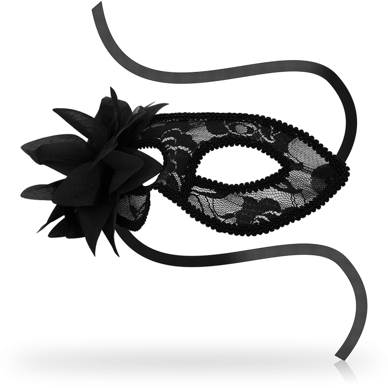 OHMAMA – MÁSCARAS DE RENDA PRETA E FLORES