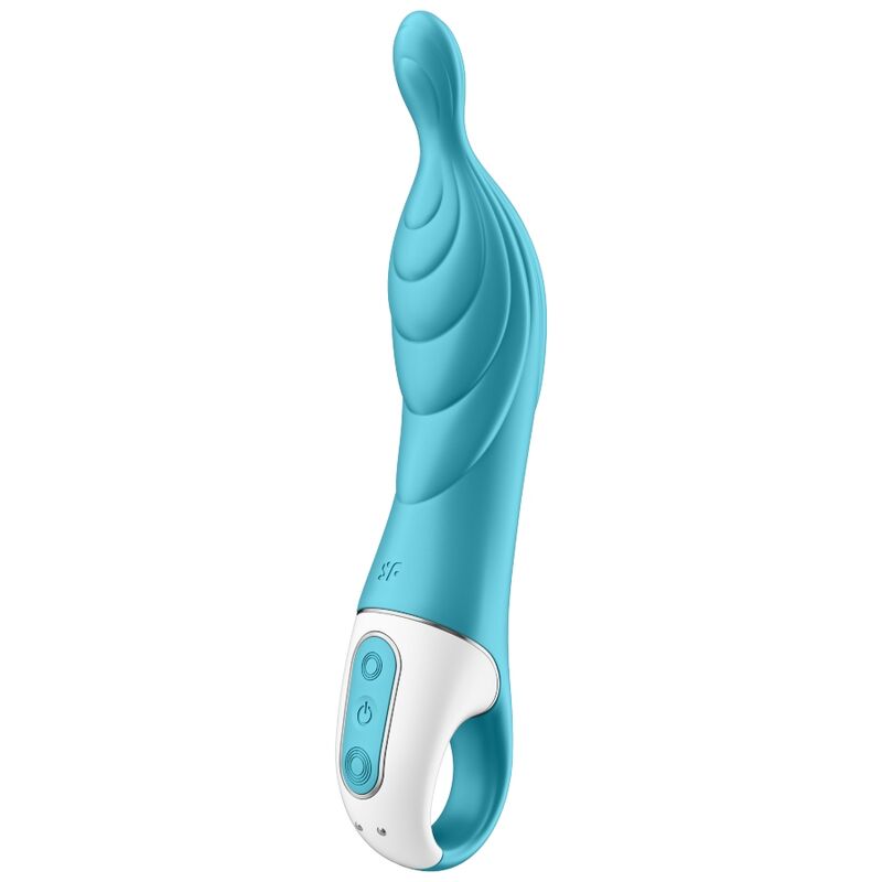 SATISFYER - VIBRADOR INCRÍVEL COM 2 PONTOS DE Estimulação TURQUESA