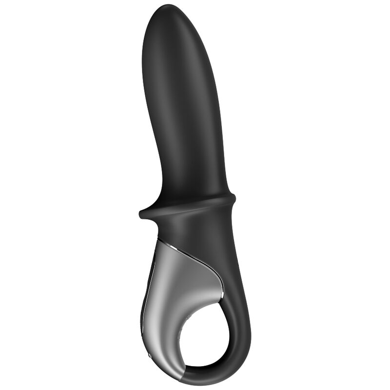 SATISFYER – APLICATIVO DE VIBRADOR ANAL HOT PASSION PRETO
