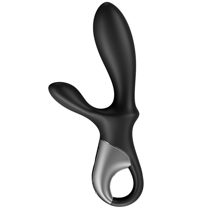 SATISFYER – HEAT CLIMAX+ VIBRADOR ANAL APP PRETO