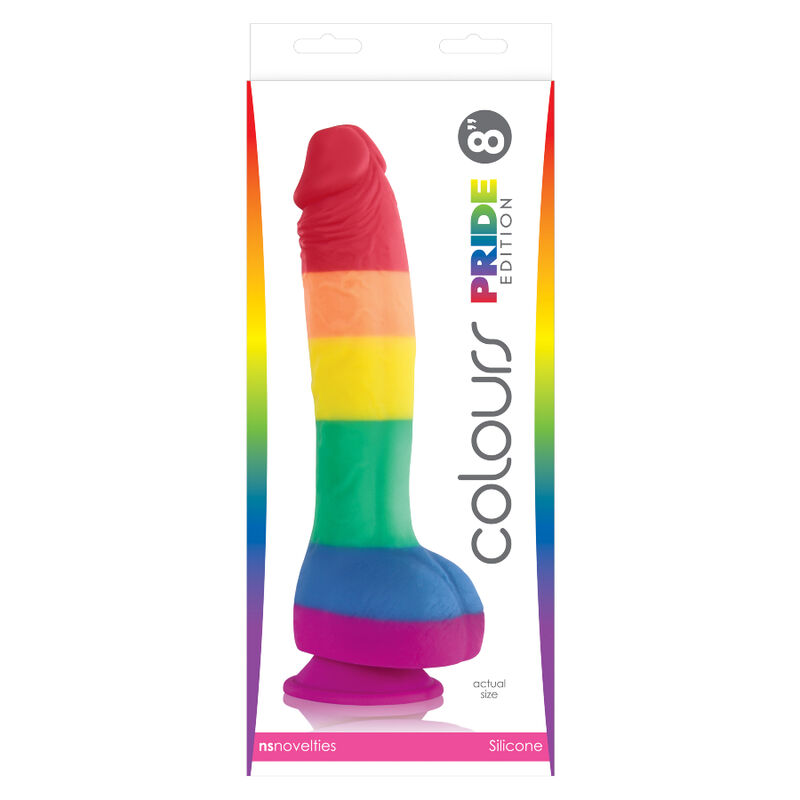 ORGULHO – DILDO COM A BANDEIRA LGBT 19 CM