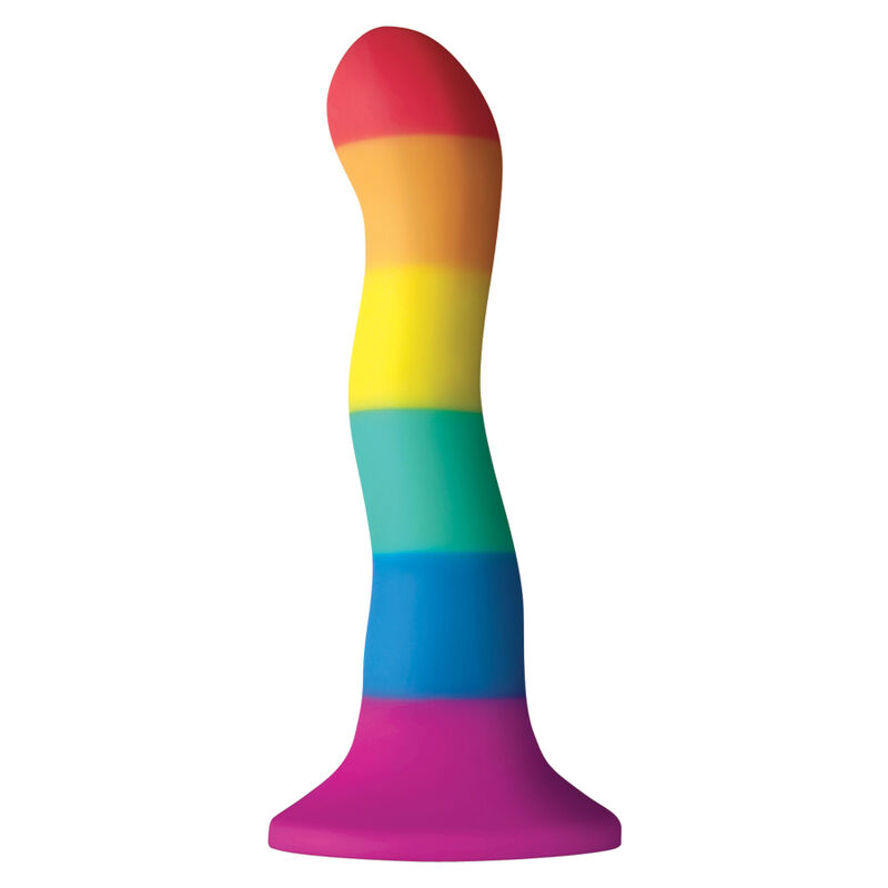 ORGULHO – DILDO ONDA COM A BANDEIRA LGBT 17 CM
