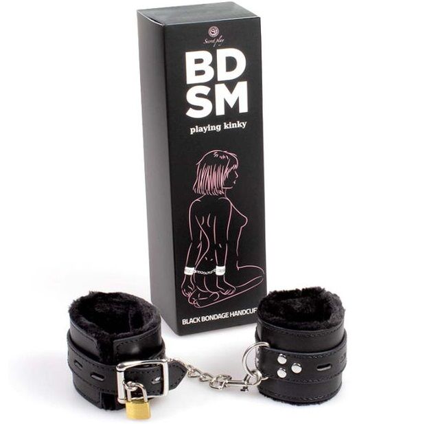 SECRETPLAY – COLEÇÃO DE ALGEMAS PRETAS PARA BDSM