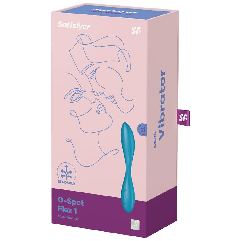 SATISFYER - G-SPOT FLEX 1 MULTI VIBRADOR AZUL - Image 4