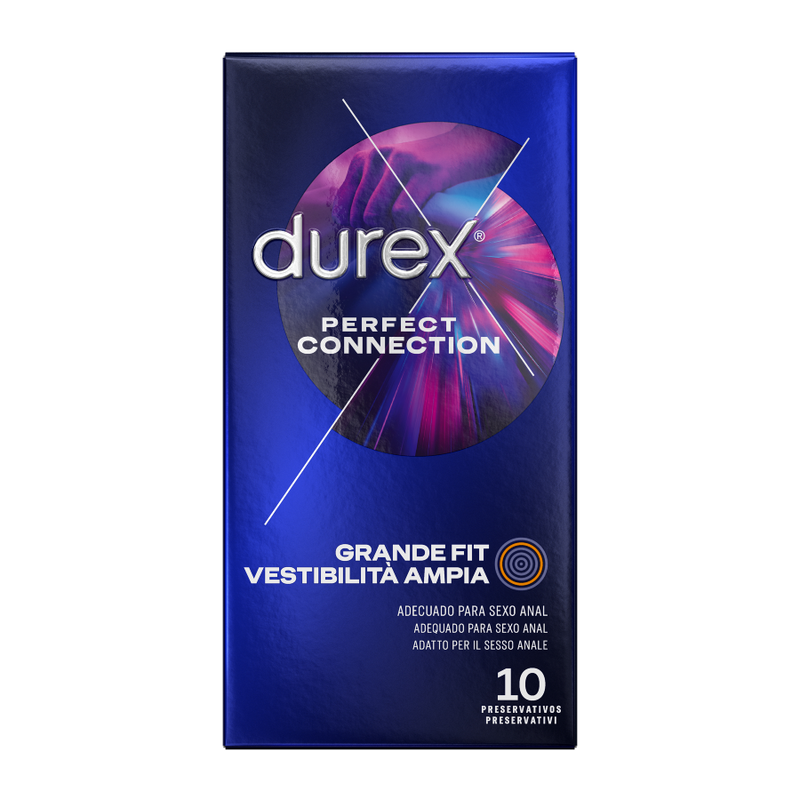 DUREX – CONEXÃO PERFEITA SILICONE LUBRIFICAÇÃO EXTRA 10 UNIDADES