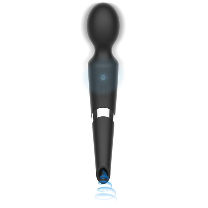 BLACK&SILVER – BECK WAND E VENTOSA 2 EM 1 DE SILICONE