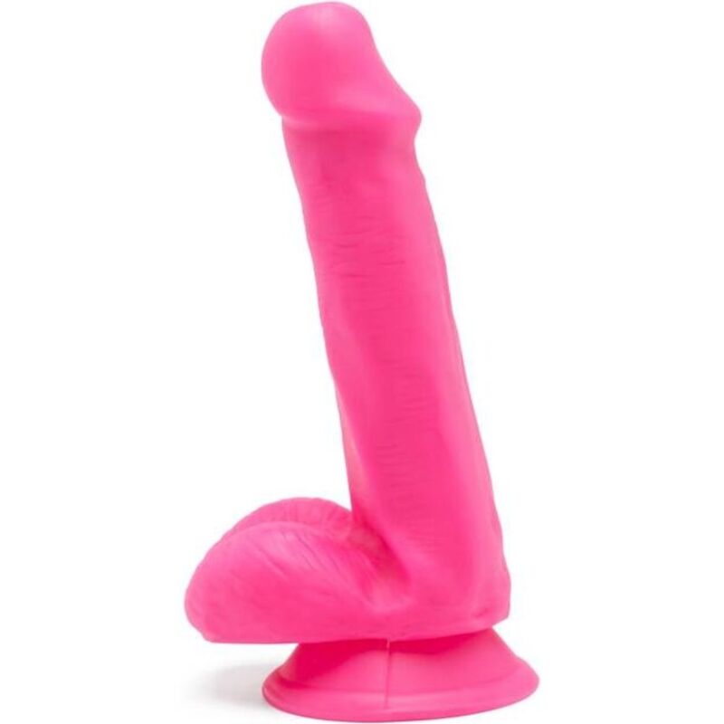 SEJA REAL - DILDO HAPPY DICKS DE 12 CM COM BOLAS ROSAS