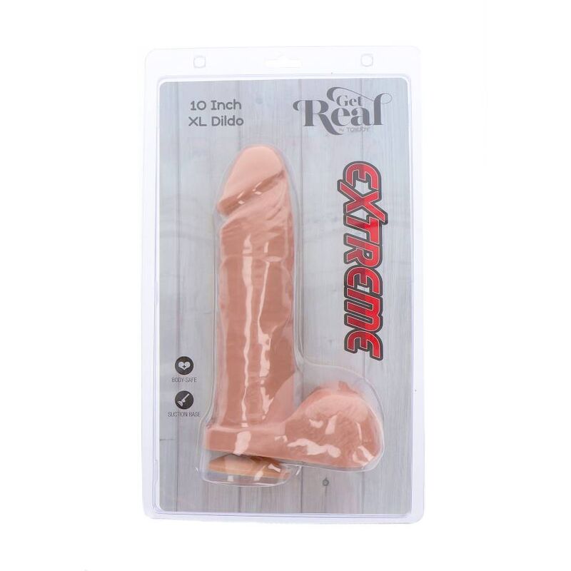 SEJA REAL - DILDO EXTREMO XL DE 25,5 CM COM REVESTIMENTO EM PELE - Image 5