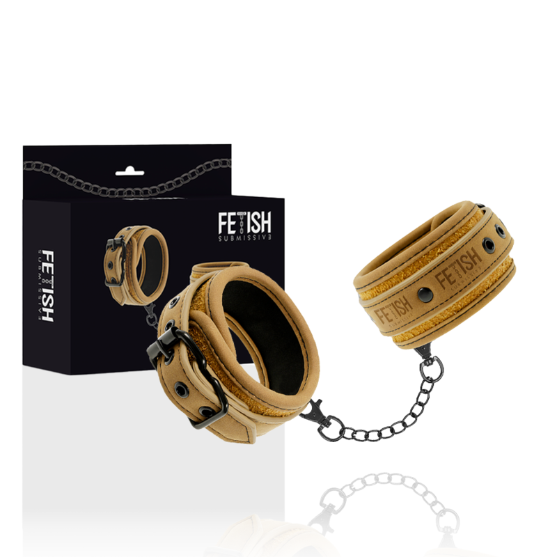 ALGEMAS FETISH SUBMISSIVE ORIGEN – ALGEMAS DE COURO VEGANO COM FORRO DE NEOPRENE