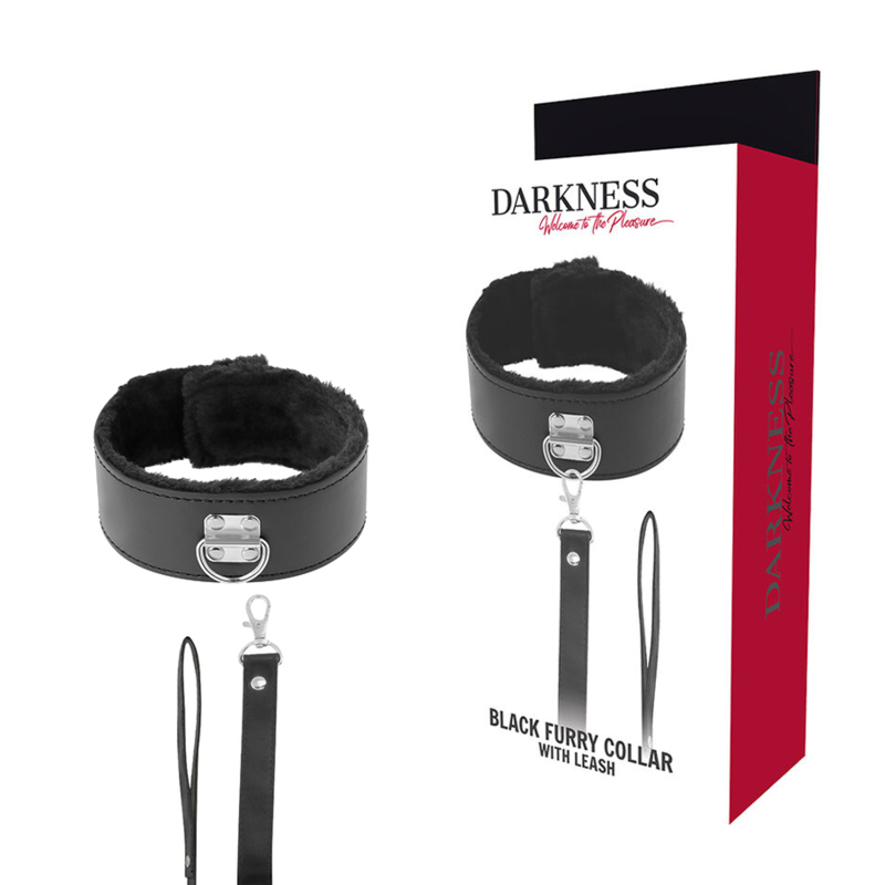 COLAR FORRADO DARKNESS COM CORRENTE DE TITÂNIO
