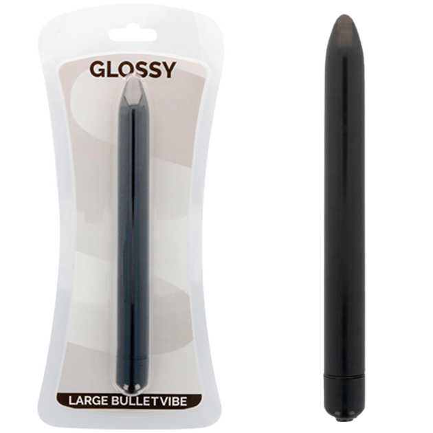 VIBRADOR FINO E BRILHANTE PRETO