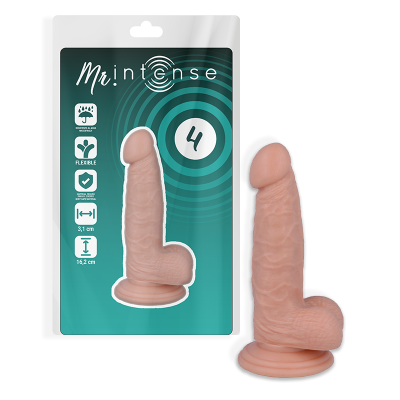 MR INTENSE – 4 PÊNIS REALISTA 16,2 CM -O- 3,1 CM