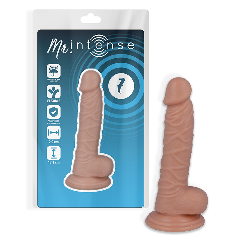 MR INTENSE – 7 PÊNIS REALISTA 17,1 CM -O- 2,9 CM