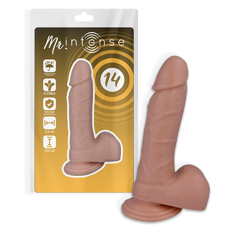 MR INTENSE – 14 REALISTIC COCK 18.5 CM -O- 3.8 CM