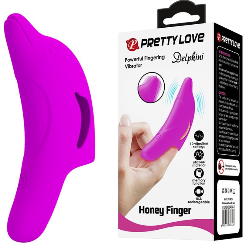 PRETTY LOVE – DELPHINI POWERFUL PURPLE DIGER STIMULATOR