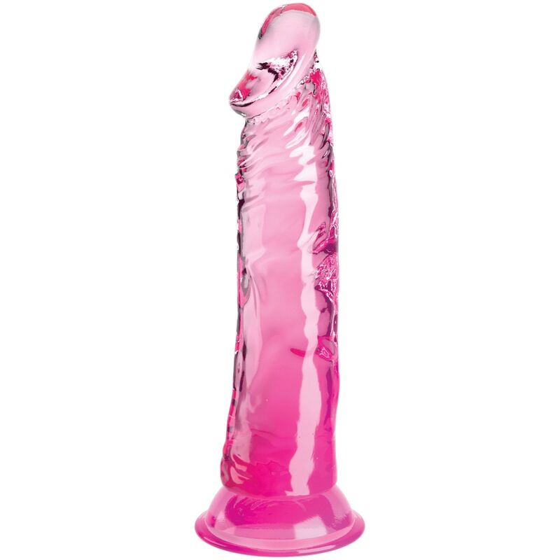 KING COCK – PÊNIS REALISTA TRANSPARENTE DE 19,7 CM ROSA