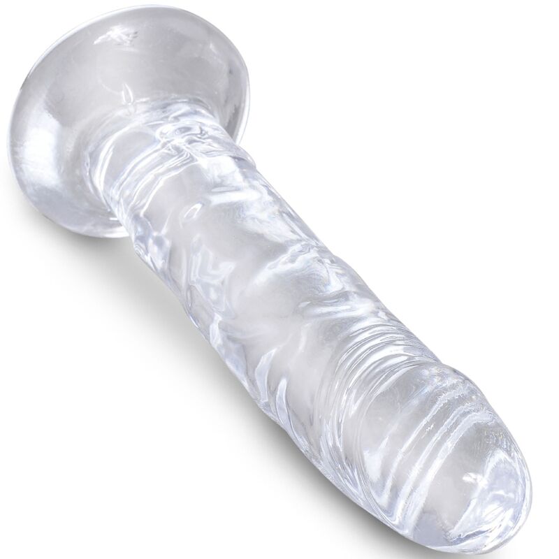 KING COCK - PÊNIS REALISTA TRANSPARENTE DE 15,5 CM - Image 3