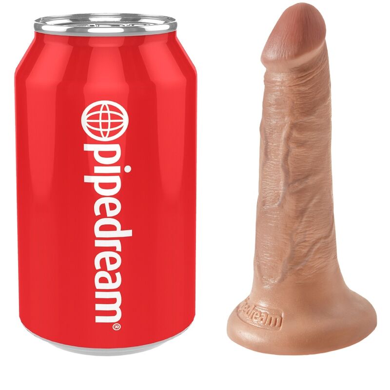 KING COCK – PÊNIS REALISTA DE 12 CM CARAMELO