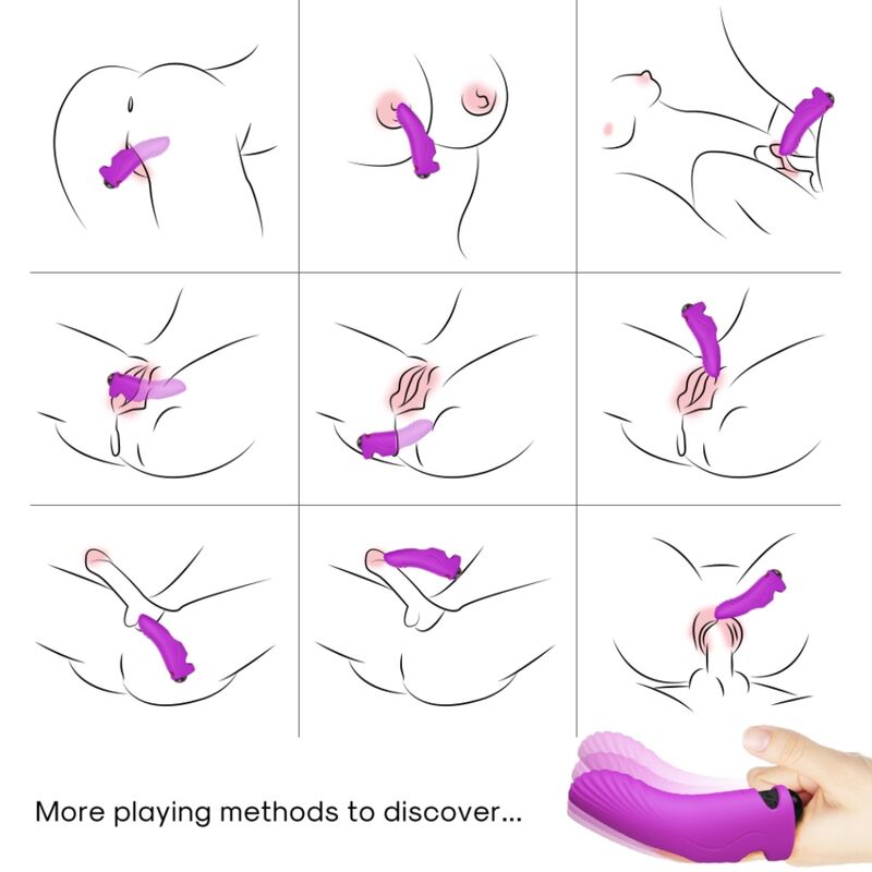 ARMONY – VIBRADOR DE DEDO AURORA ROXO