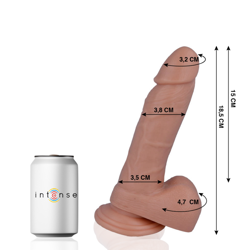 MR INTENSE – 14 REALISTIC COCK 18.5 CM -O- 3.8 CM