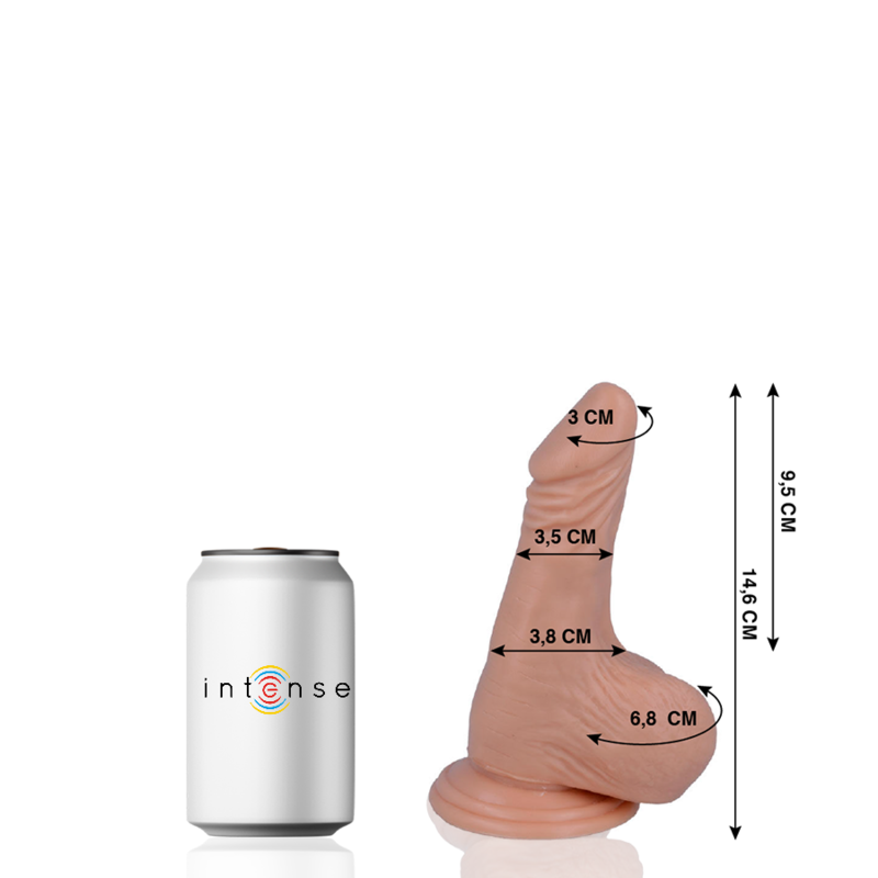 MR INTENSE – 1 PÊNIS REALISTA 14,6 CM -O- 3,5 CM
