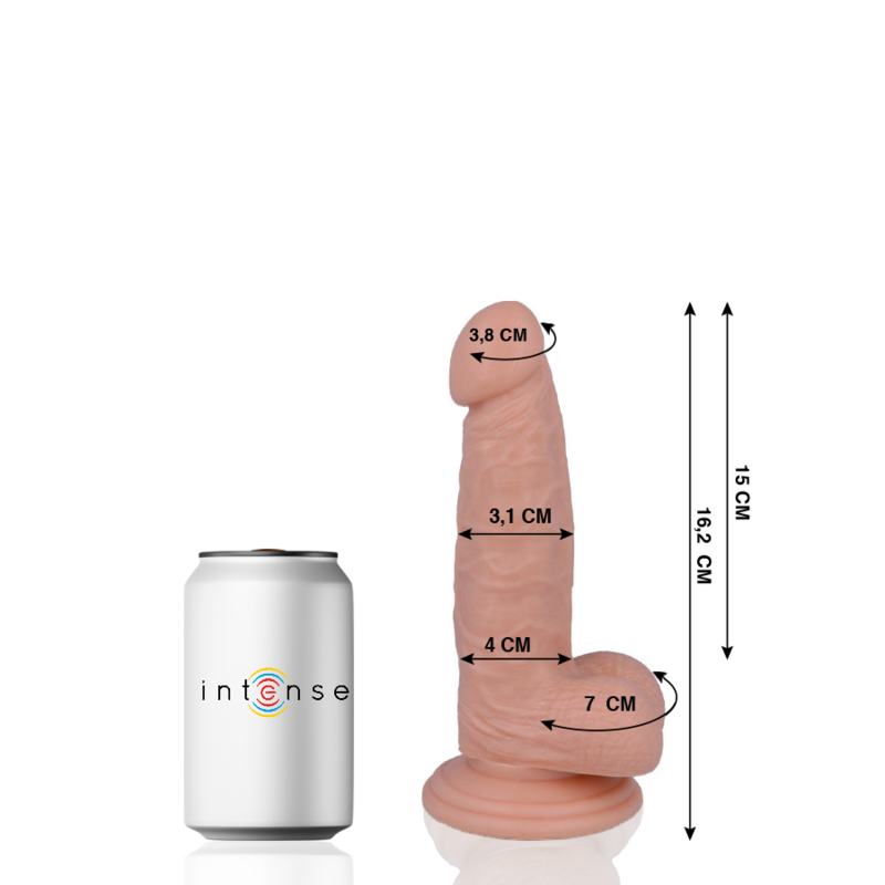 MR INTENSE – 4 PÊNIS REALISTA 16,2 CM -O- 3,1 CM