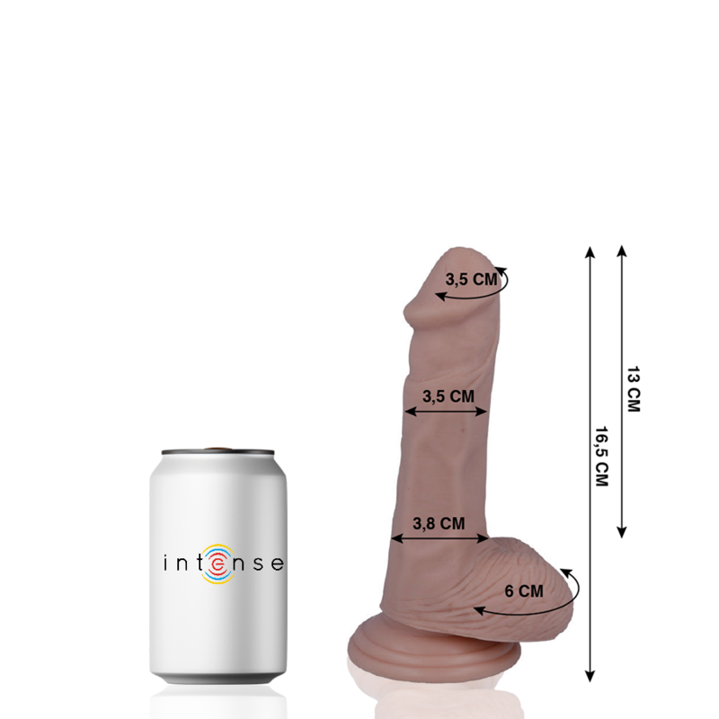 MR INTENSE – PÊNIS REALISTA DE 16,5 CM -O- 3,5 CM