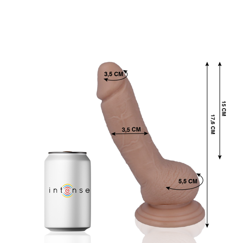 MR INTENSE – 8 PÊNIS REALISTA 17,6 CM -O- 3,5 CM
