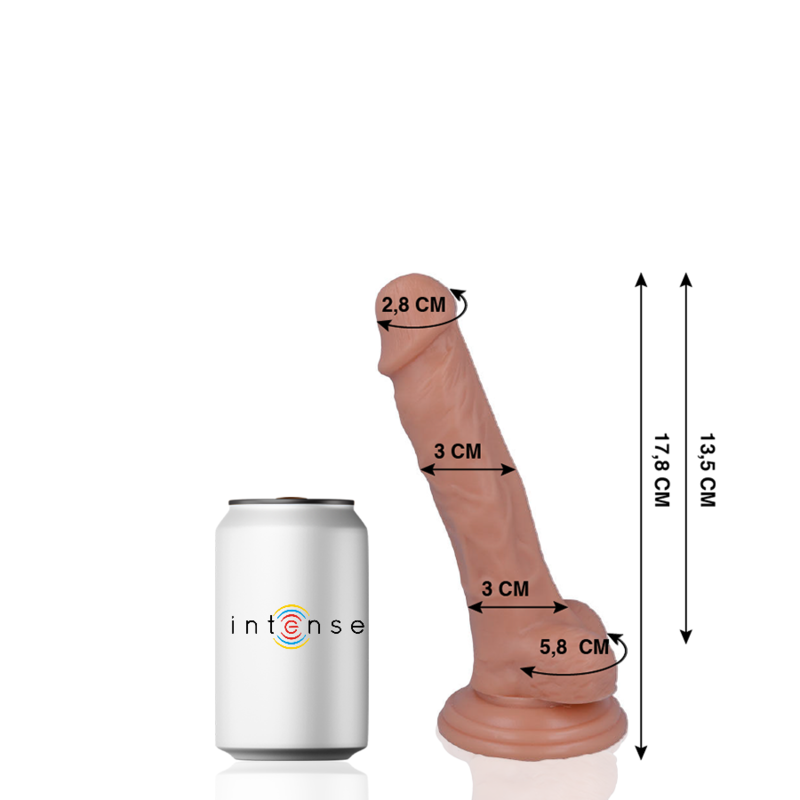 MR INTENSE – 9 PÊNIS REALISTA 17,8 CM -O- 3 CM