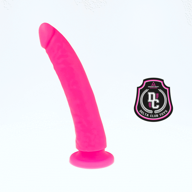 DELTA CLUB - BRINQUEDOS DILDO ROSA DE SILICONE MÉDICO 20 CM -O- 4 CM - Image 3