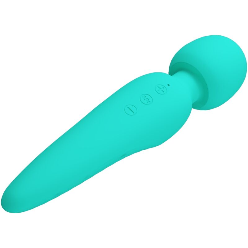 PRETTY LOVE – MASSAGEADOR MEREDITH COM 12 MODOS DE VIBRAÇÃO, VERDE-ÁGUA