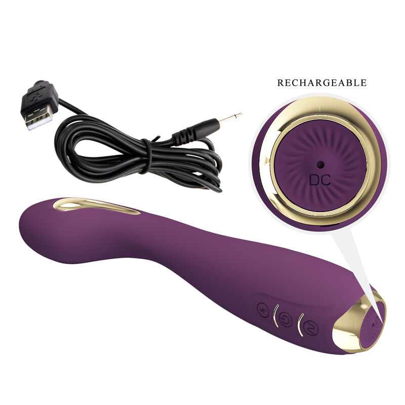 PRETTY LOVE - VIBRADOR HECTOR ELECTROSHOCK COM CONTROLE POR APLICATIVO ROXO - Image 5