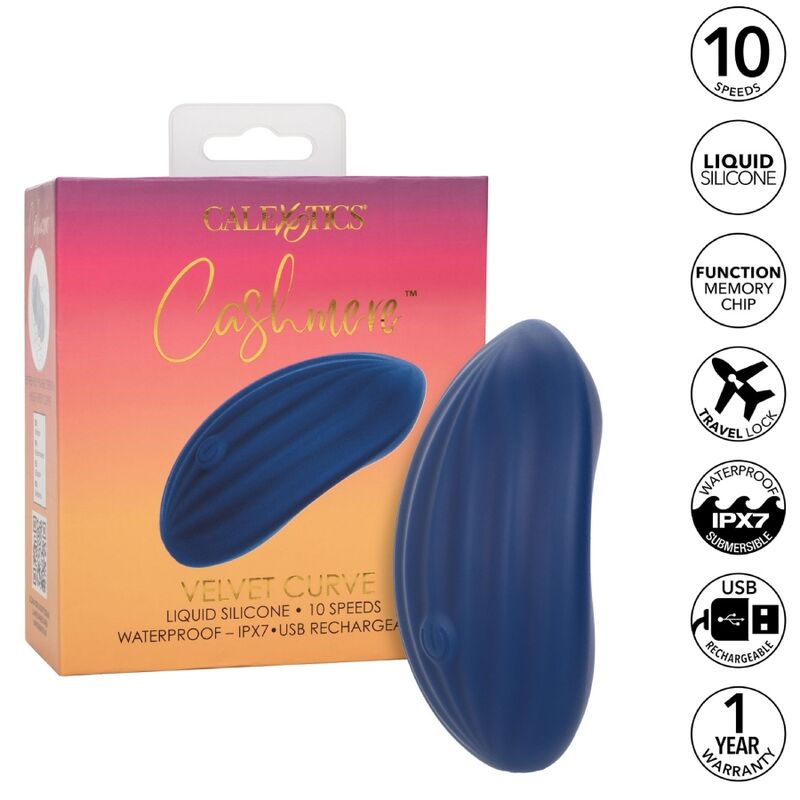 CALEXOTICS - CURVA DE VELUDO CASHMERE AZUL