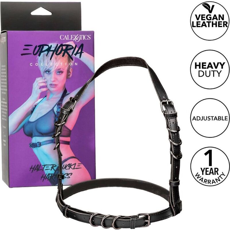 CALEXOTICS – CABRESTO COM FIVELA EUPHORIA PRETO