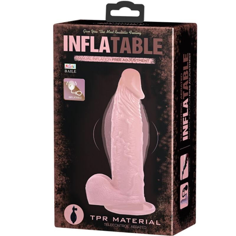 BAILE - DILDO INFLÁVEL REALISTA COM VENTOSA 15 CM - Image 6