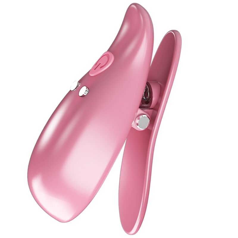 PRETTY LOVE - CLIPS DE MAMILO VIBRATÓRIOS EM FORMATO DE FOLHA ROSA - Image 5