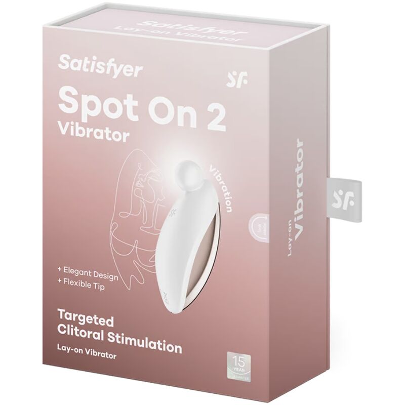 SATISFYER - SPOT ON 2 VIBRADOR DE USO INTERNO BRANCO - Image 5