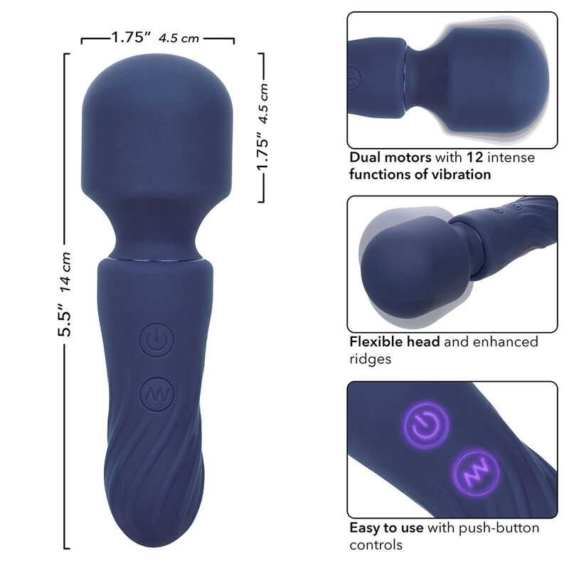 CALEXOTICS - MASSAGEADOR CHARISMA CHARM COM 12 FUNÇÕES - ROXO - Image 6