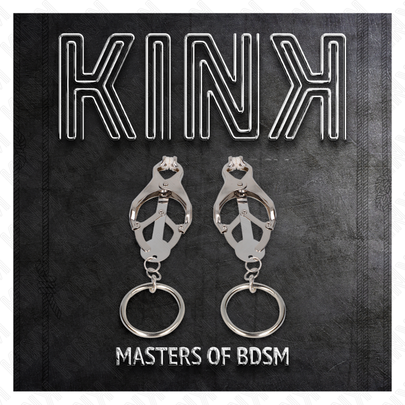 KINK - CLIPS DE MAMILO COM ANEL EM FORMATO DE TREVO JAPONÊS, PRATA - Image 5