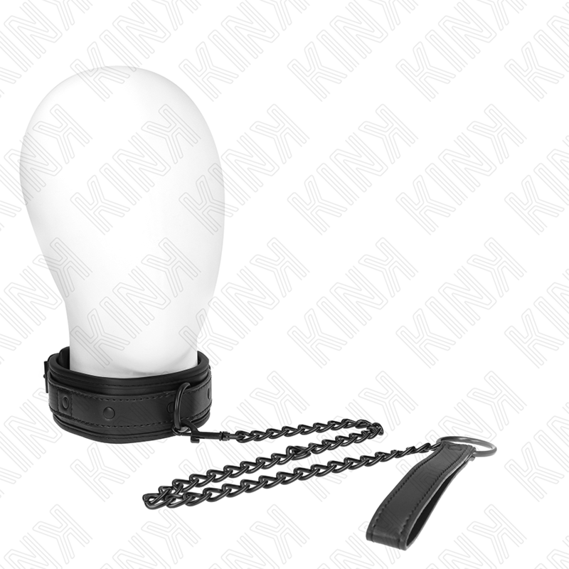 KINK – COLEIRA DE NEOPRENE PARA BONDAGE MODELO 2 COM CINTO 78 CM AJUSTÁVEL 37,5 X 49,5 CM