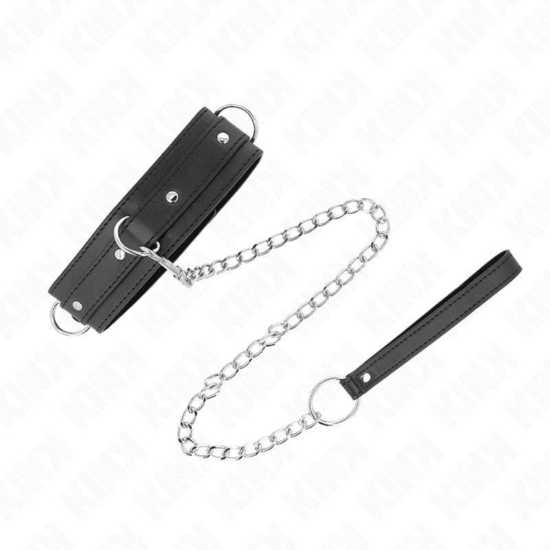 KINK - COLAR COM GUIA 65 CM 3 ANÉIS MODELO 1 AJUSTÁVEL 38-49 CM X 5 CM - Image 4