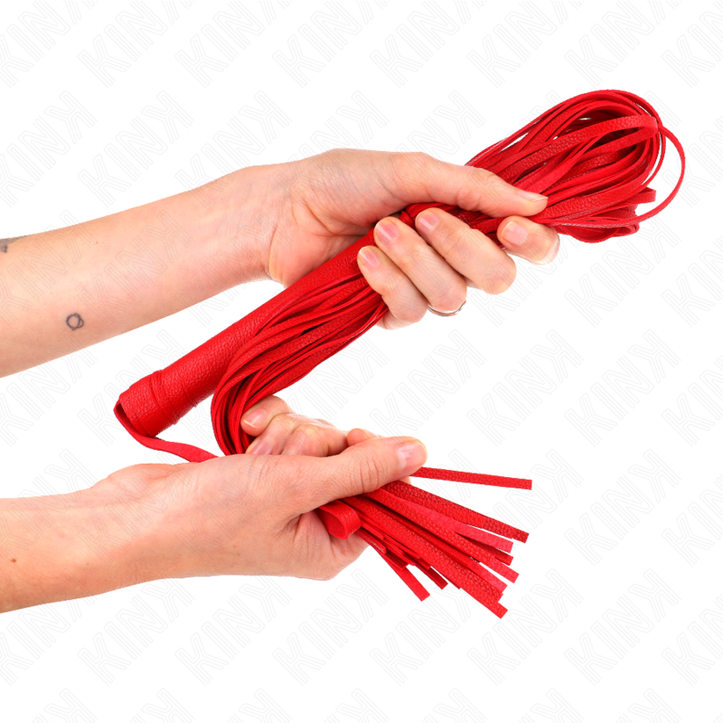 KINK - CHICOTE DE PVC MACIO VERMELHO 70 CM - Image 3